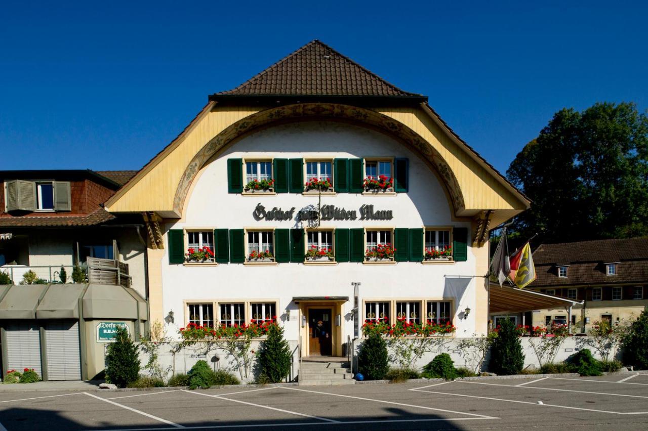 Gasthof Zum Wilden Mann Aarwangen Exteriér fotografie